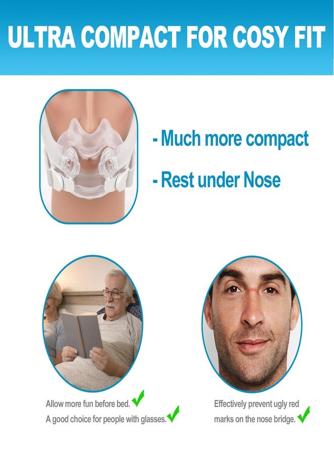 آيبيت وسادة بديلة لجهاز Airfit F30i (متوسطة) - صغيرة الحجم للغاية لتوفير راحة مثالية، وسادة بديلة من IBEET لجهاز F30i متوسطة الحجم - Image 3
